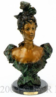  387 Verna Bust Bronze Sculpture by Rigual