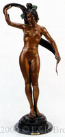 384 Nude with Scarf Bronze Sculpture by Nardini