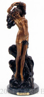 394 Nude with Wave Bronze Sculpture by Caradarri