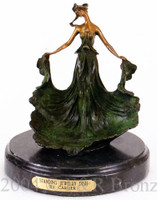 345 Standing Jewelry Dish Bronze Sculpture by Carlier
