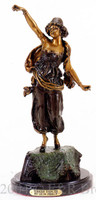 350 Turkish Dancer Bronze Sculpture by Leon Pierce