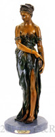355 Egyptian Girl by Colinet- Bronze Sculpture