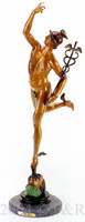 362 Mercury Bronze Statue by Boschetti