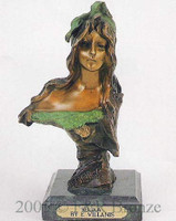343 Selika Bronze Sculpture by Emmanuel Villanis
