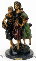 466 School Teacher Bronze Sculpture by Auguste Moreau