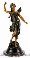 475 Diane by Auguste Moreau Bronze Sculpture