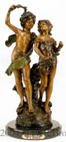 486 Young Lovers by Auguste Moreau 