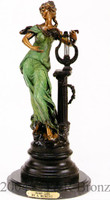 498 Harp Girl by Auguste Moreau