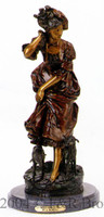 502 Shepherdess by Auguste Moreau