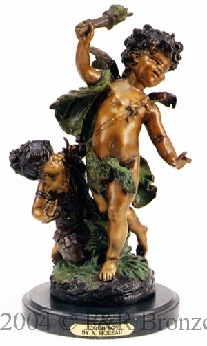 504 Torch Boy by Auguste Moreau