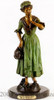 525 Girl Holding Purse by Auguste Moreau
