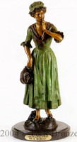 525 Girl Holding Purse by Auguste Moreau