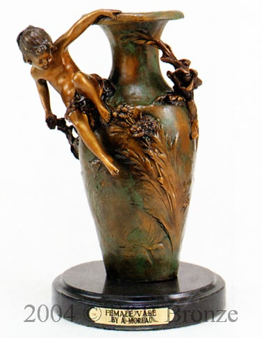 541 Female Vase by Auguste Moreau