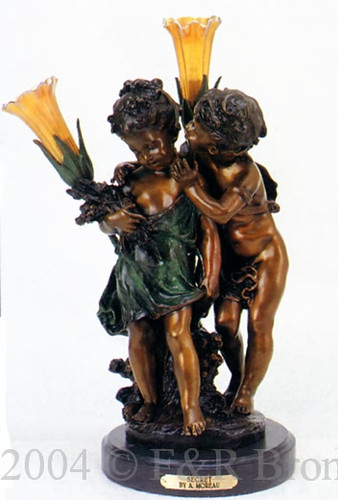 543 Secret Lamp by Auguste Moreau