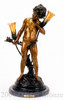 547 Pan Lamp by Auguste Moreau