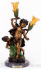548 Torch Boy Lamp by Auguste Moreau