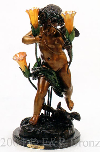 551 Cupid Lamp by Houdon
