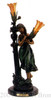 569 Les Amants Girl Lamp by Auguste Moreau