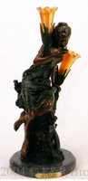 570 Golden Girl Lamp by Auguste Moreau