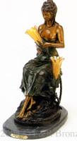 576 Sitting Pretty Lamp by Auguste Moreau