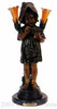586 Girl Holding Bird Lamp by Fuenze 