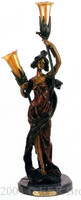 617 Rose Girl Lamp by Roche
