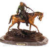089 Mounted Hunter with Two Hounds