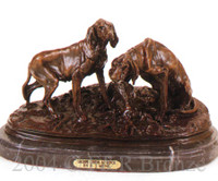 104 Groupe Chiens Au Repos by Pierre Jules Mene

