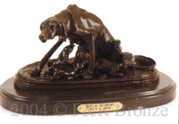 105 Bitch With Pups by Pierre Jules Mene
