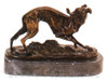 101 Whippet With Staff by Pierre Jules Mene