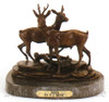 100 Deers Bronze Statue by Pierre Jules Mene 

