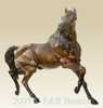 085M  Monumental/ Heroic Bronze Statue Stallion by Pierre Jules Mene 
