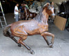 085M  Monumental/ Heroic Bronze Statue Stallion by Pierre Jules Mene 