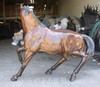 085M  Monumental/ Heroic Bronze Statue Stallion by Pierre Jules Mene 