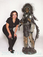 065M  Monumental War Bronze Statue by Carl Kauba