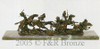 064 War Party Bronze Statue by Carl Kauba