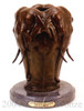 111 Elephants On Vase Bronze Statue by  Pierre Jules Mene