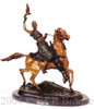 088 Mounted Falconeer Bronze Statue by Pierre Jules Mene