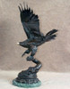 115 Eagle Bronze Statue by Jules Moigniez
