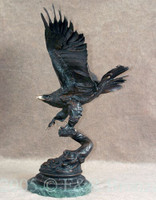 115 Eagle Bronze Statue by Jules Moigniez
