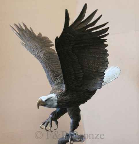 115M Monumental Eagle Bronze Statue by Jules Moigniez 