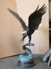 115M Monumental Eagle Bronze Statue by Jules Moigniez 