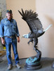 115M Monumental Eagle Bronze Statue by Jules Moigniez 