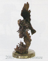 118 Fighting Eagle Bronze Statue by Jules Moigniez 