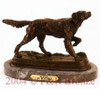 126 Long Hair Setter Bronze Statue by Jules Moigniez