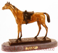 130 Horse With Side Saddle Bronze Statue by Jules Moigniez 