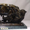 133 Bear and Bull  Bronze Statue by Isadore Jules Bonheur