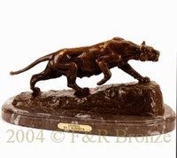135 Lioness Bronze Statue by Isidore Jules Bonheur