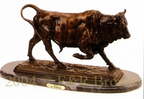 138 Bull Bronze Statue by Isidore Jules Bonheur