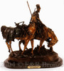  146 Cossack Plunder Bronze Statue by Y. Lanceray